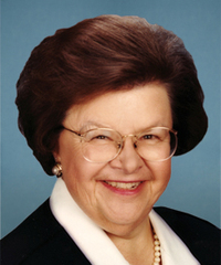 Sen. Barbara Mikulski Senator from Maryland, Democrat